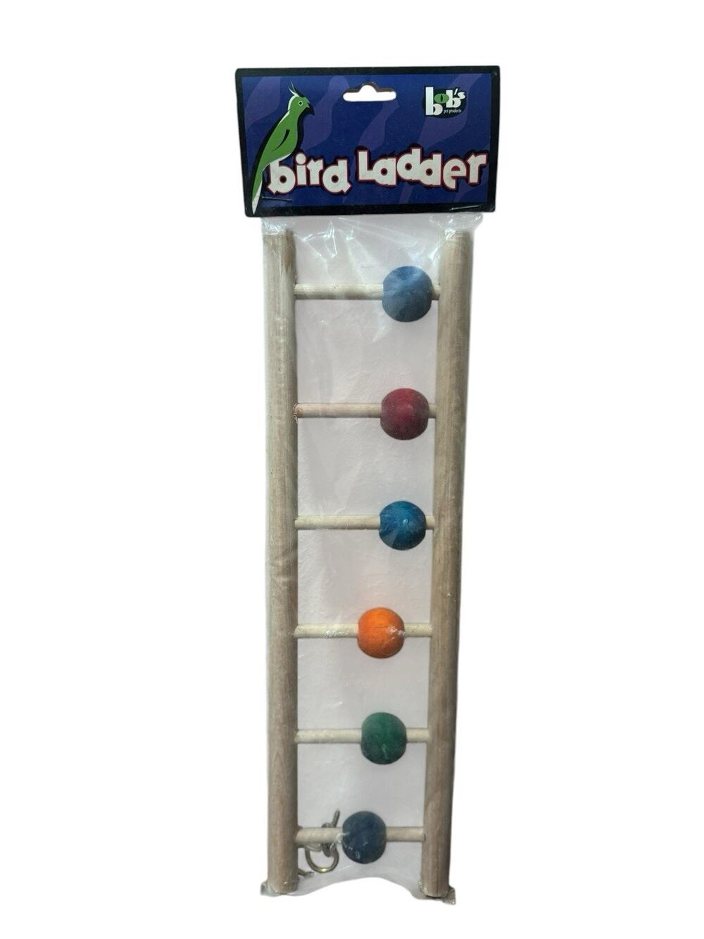 Bob’s Pet Products 12” Wooden Bird Ladder With Beads Vintage 00’s Y2K